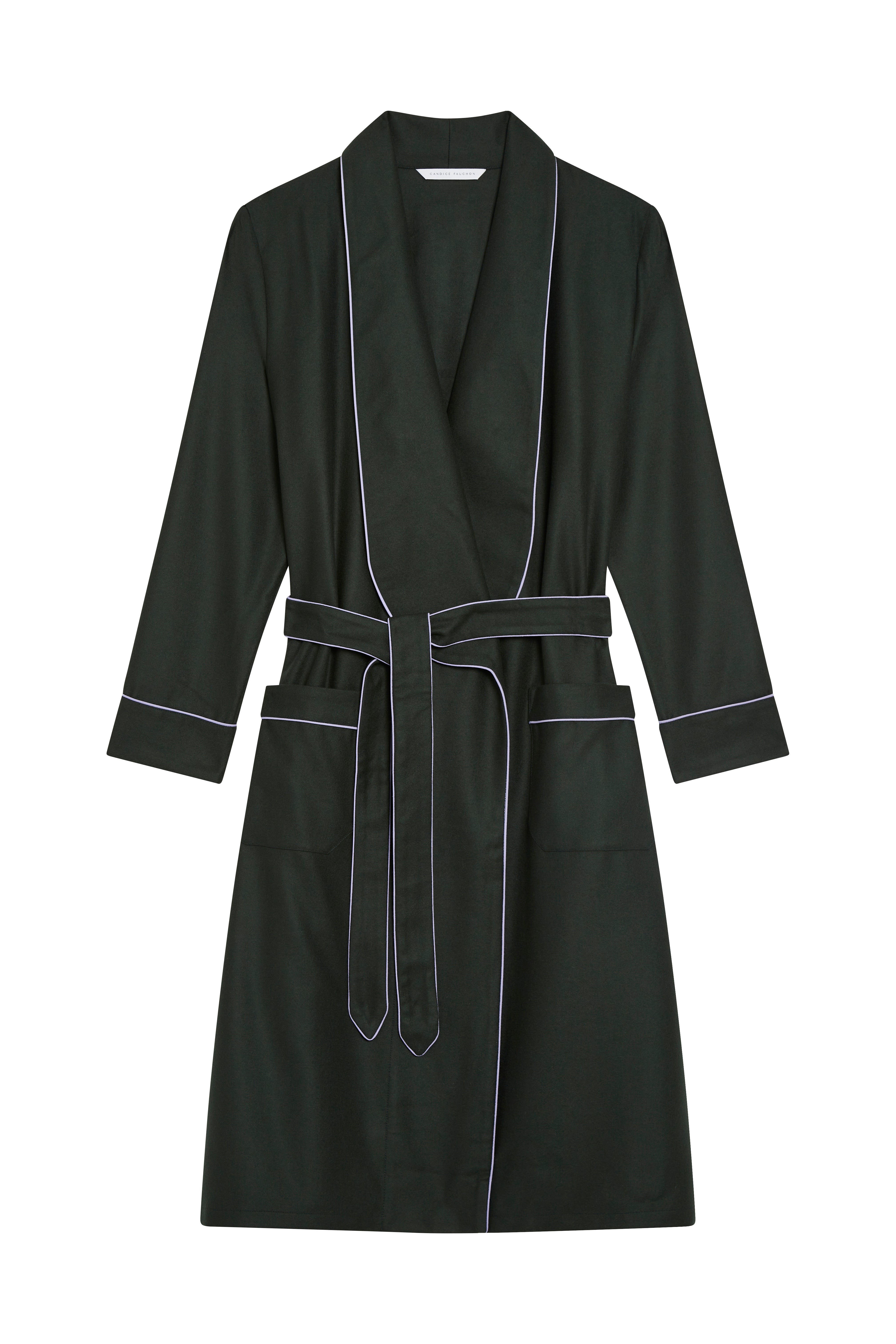 The Brandy in green wool flannel