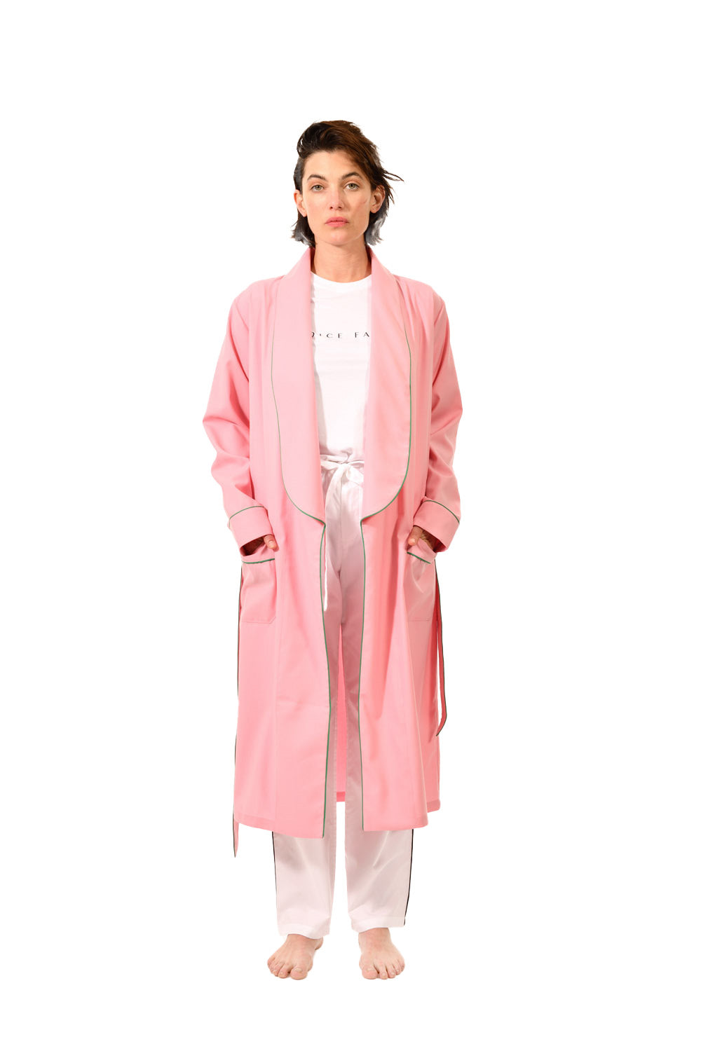The Brandy in pink worsted wool