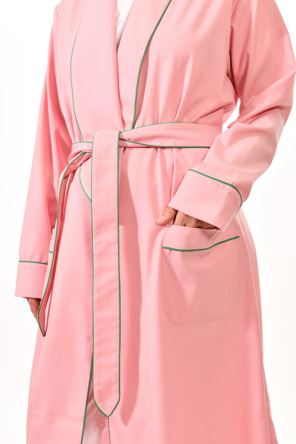 The Brandy in pink worsted wool