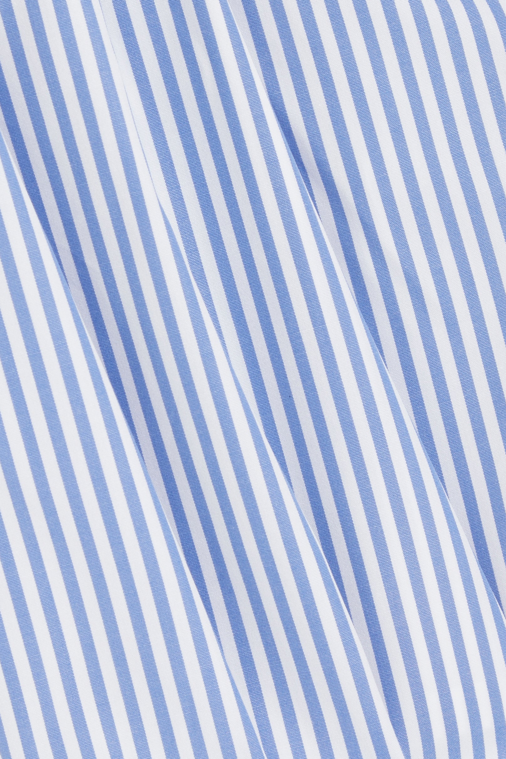 Le Marcel en popeline de coton à rayures bleues ciel
