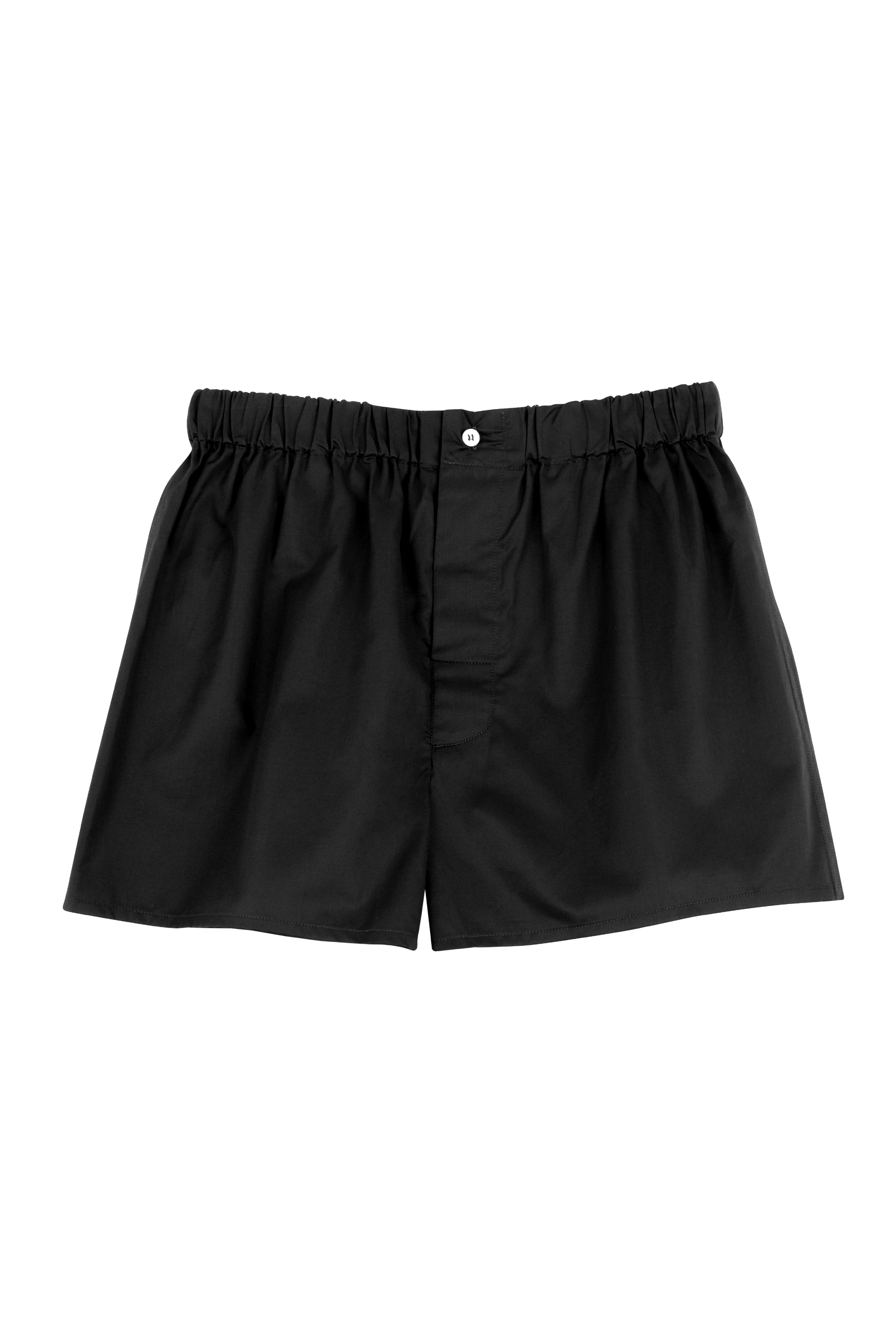 The Marcel in black cotton broadcloth