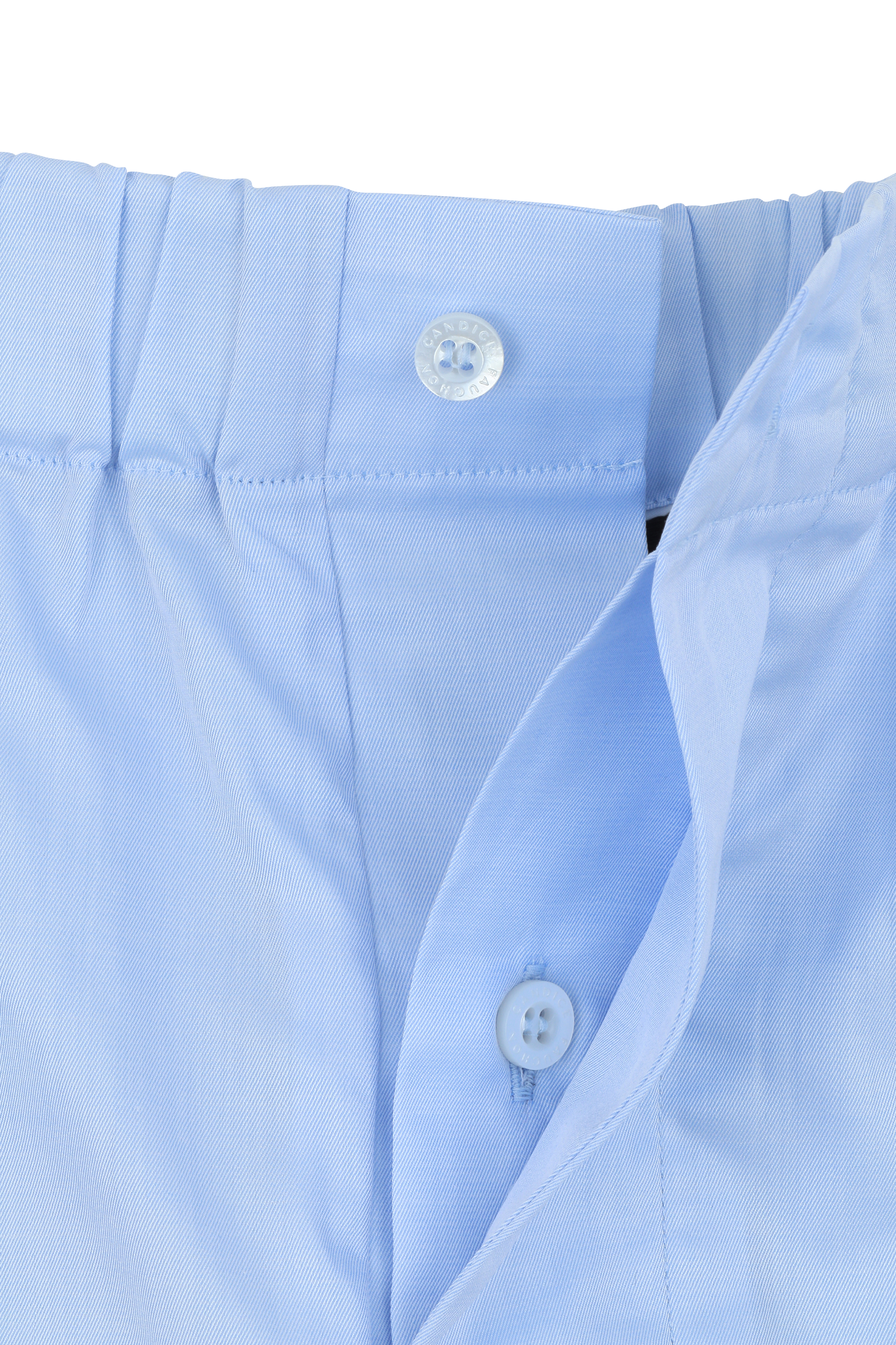 The Marcel in sky blue cotton broadcloth