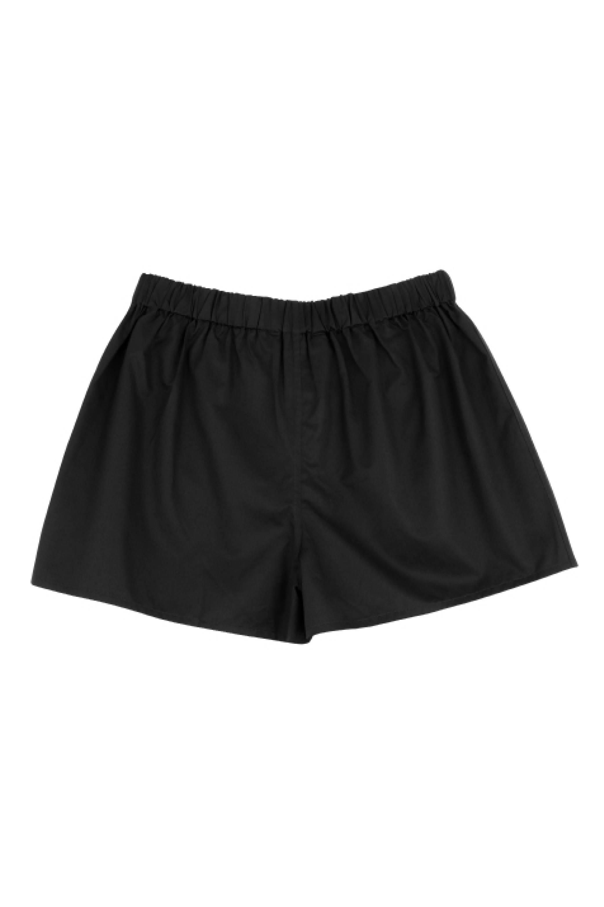 The Marcel in black cotton broadcloth
