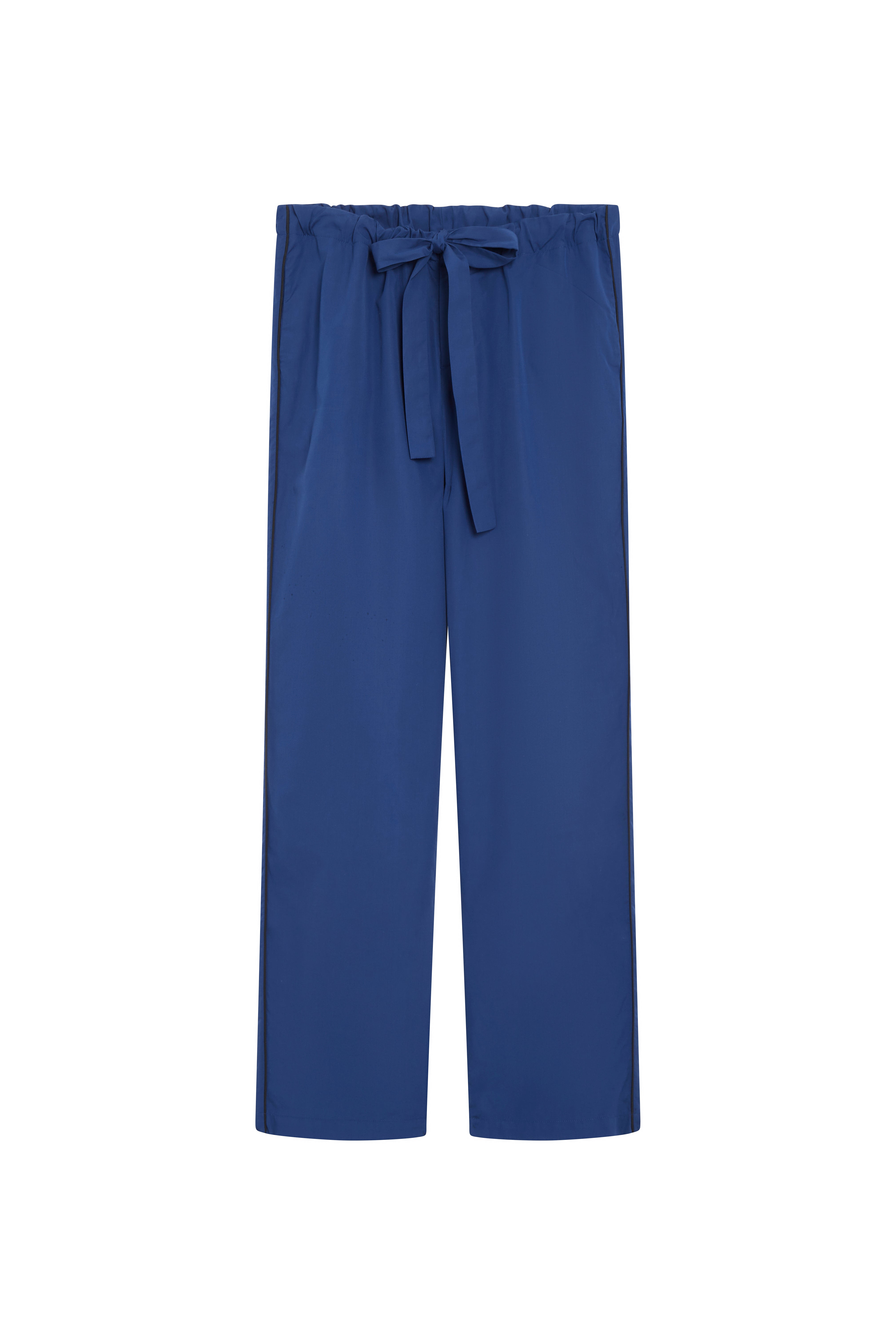 Le Waldorf en popeline de coton bleu cobalt