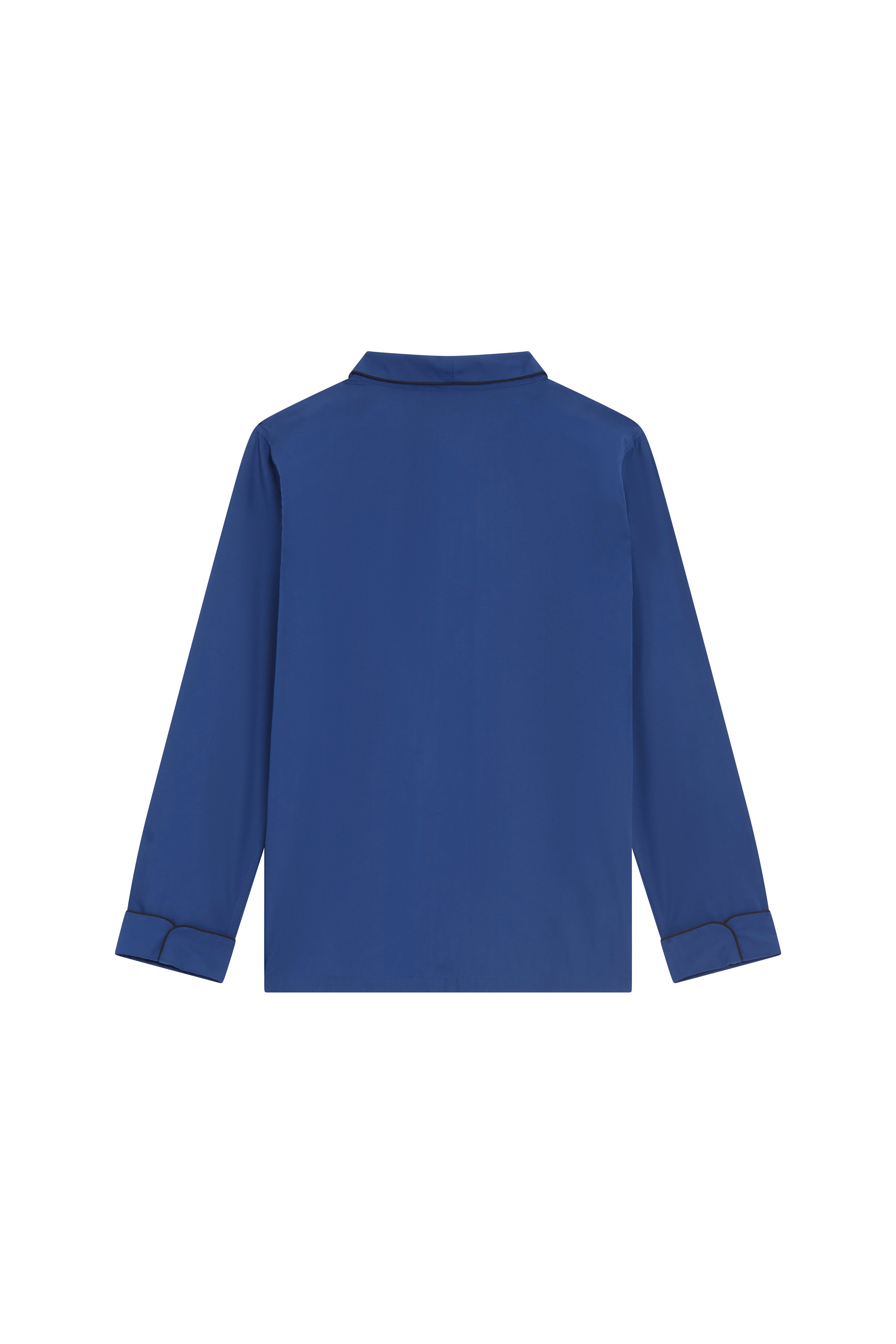 Le Waldorf en popeline de coton bleu cobalt