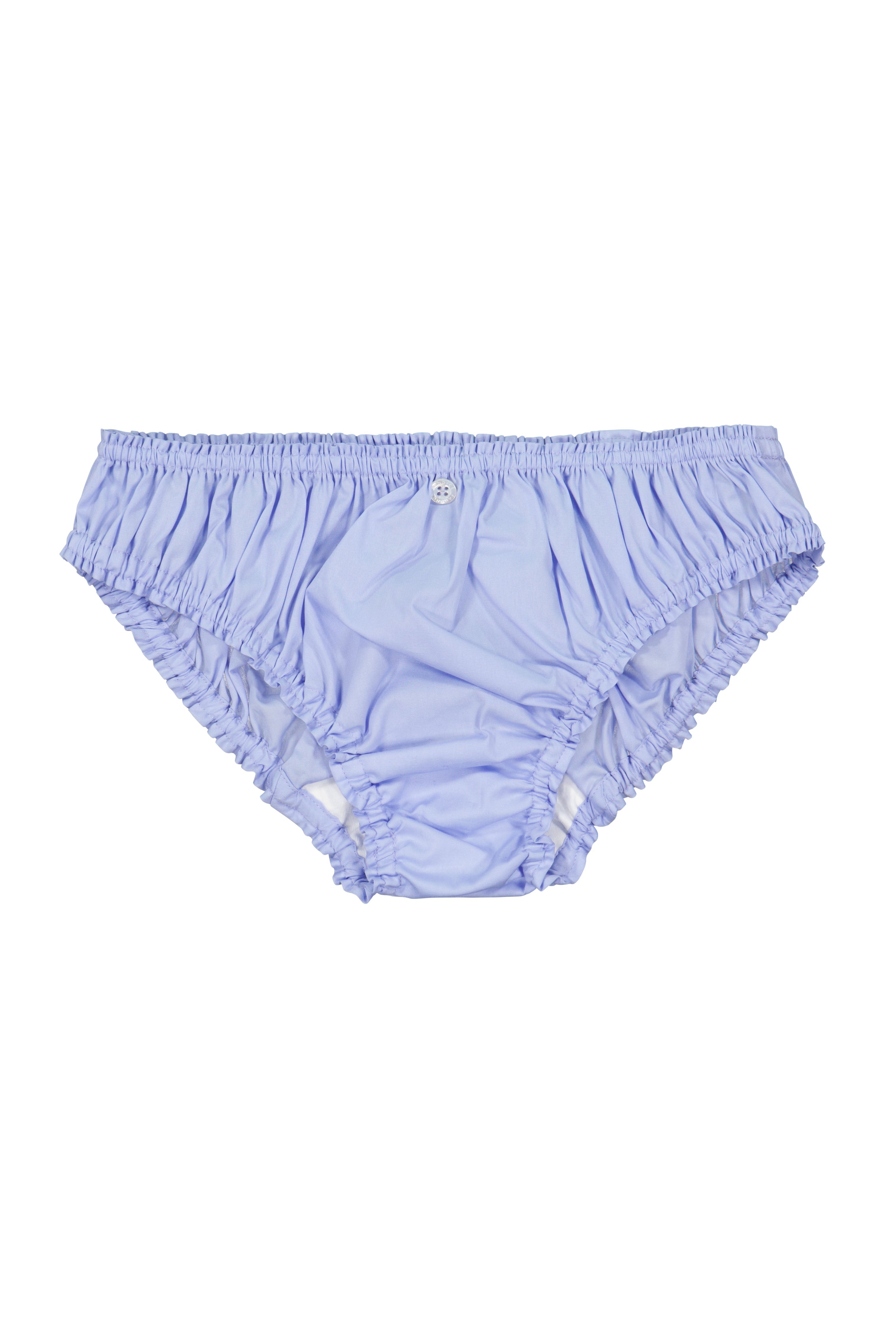 La Gina en popeline de coton bleu ciel