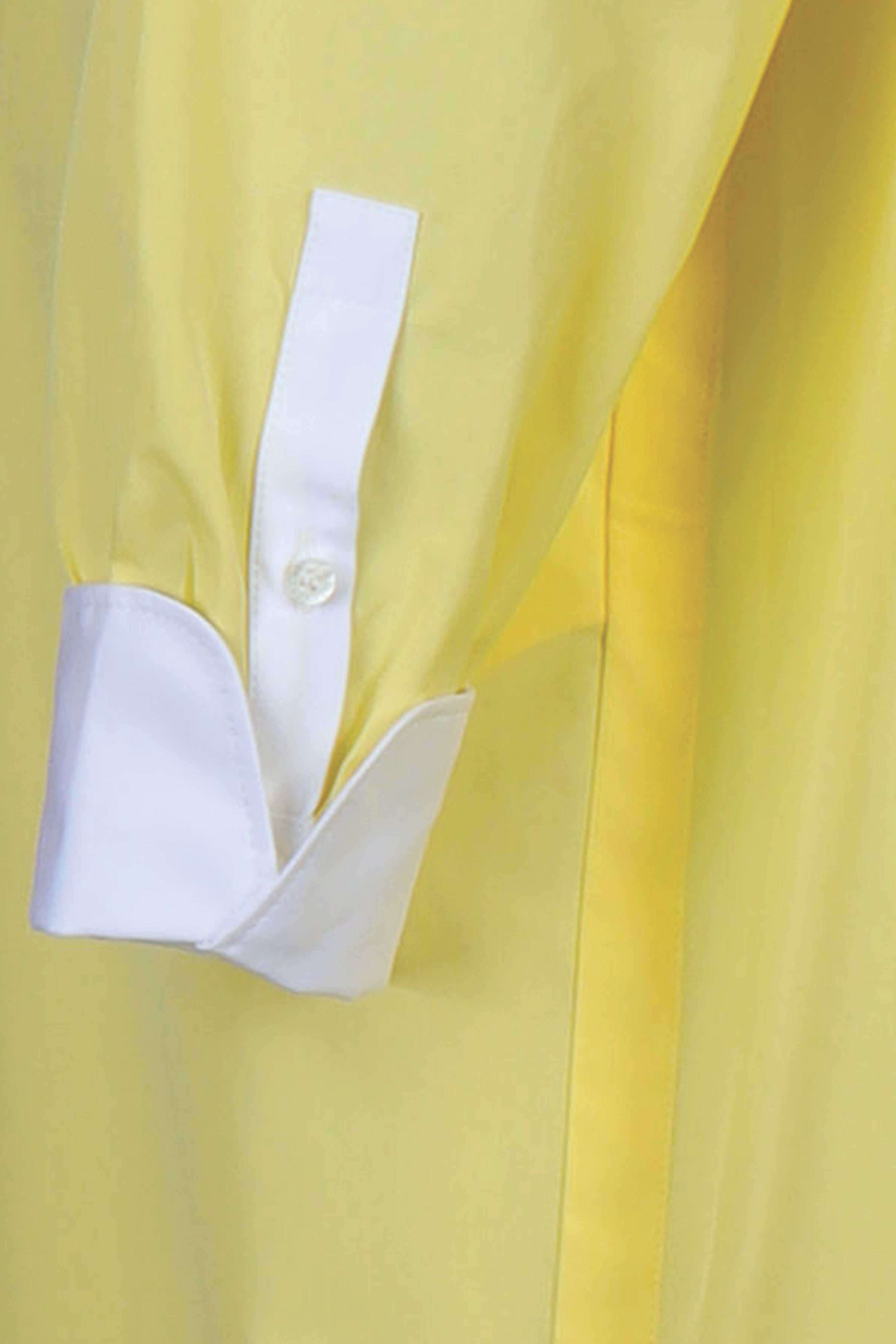 La Eddie en popeline de coton jaune