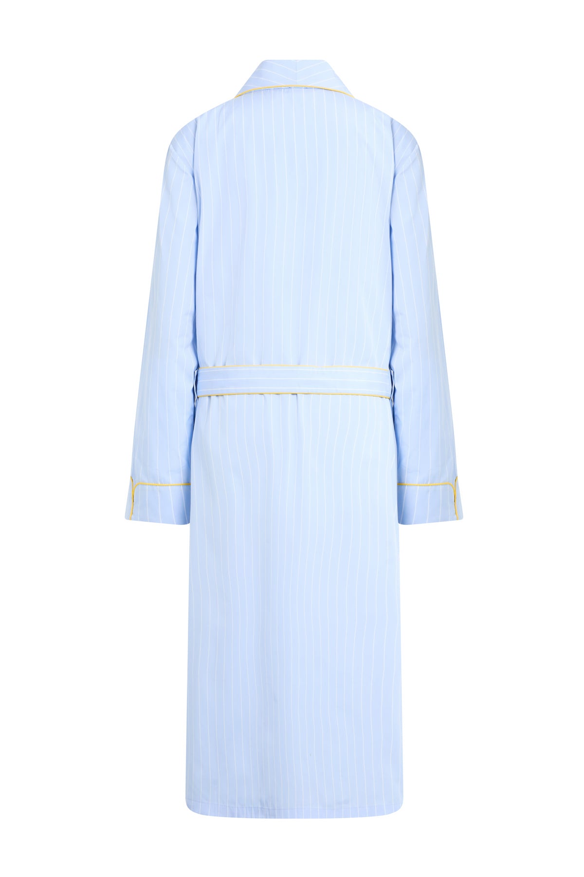 The Brandy in white and blue striped cotton broadcloth 