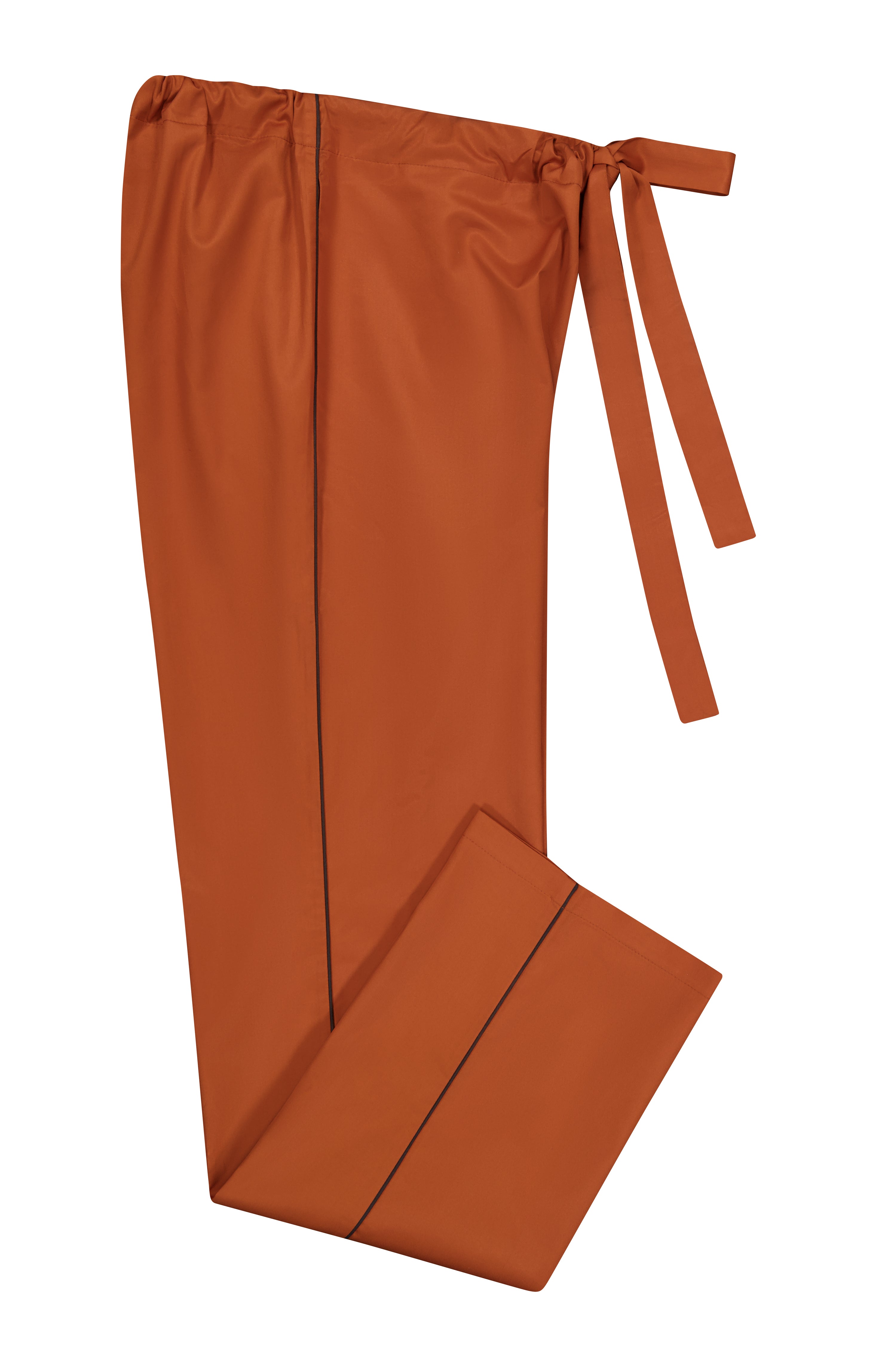 The Waldorf in terracotta cotton broadcloth 