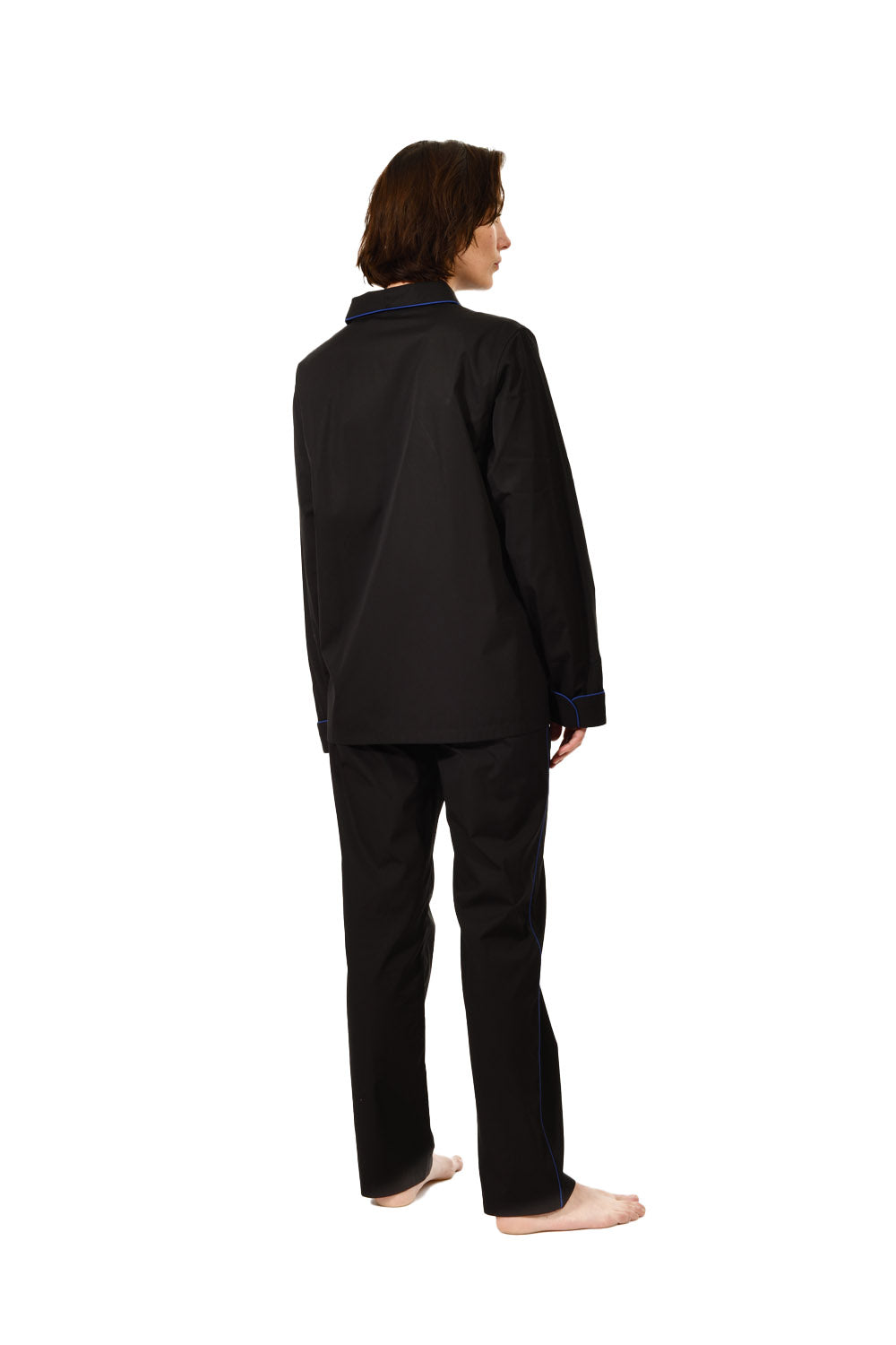The Waldorf in black cotton broadcloth