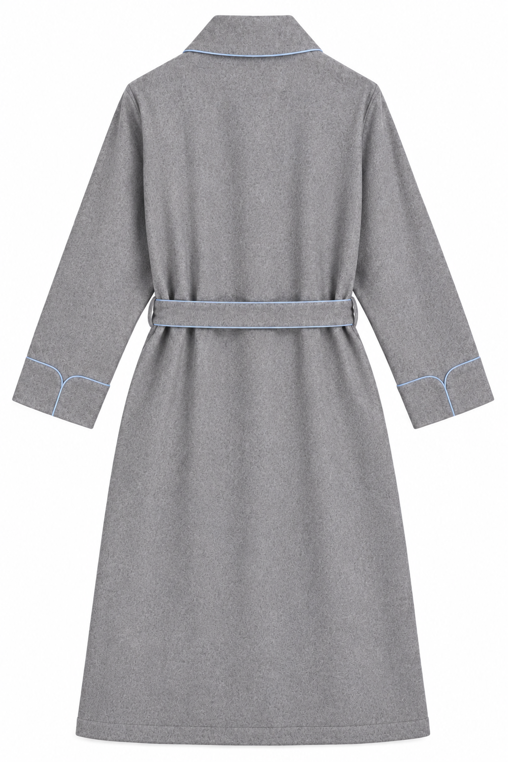 The Brandy in light grey wool and cashmere