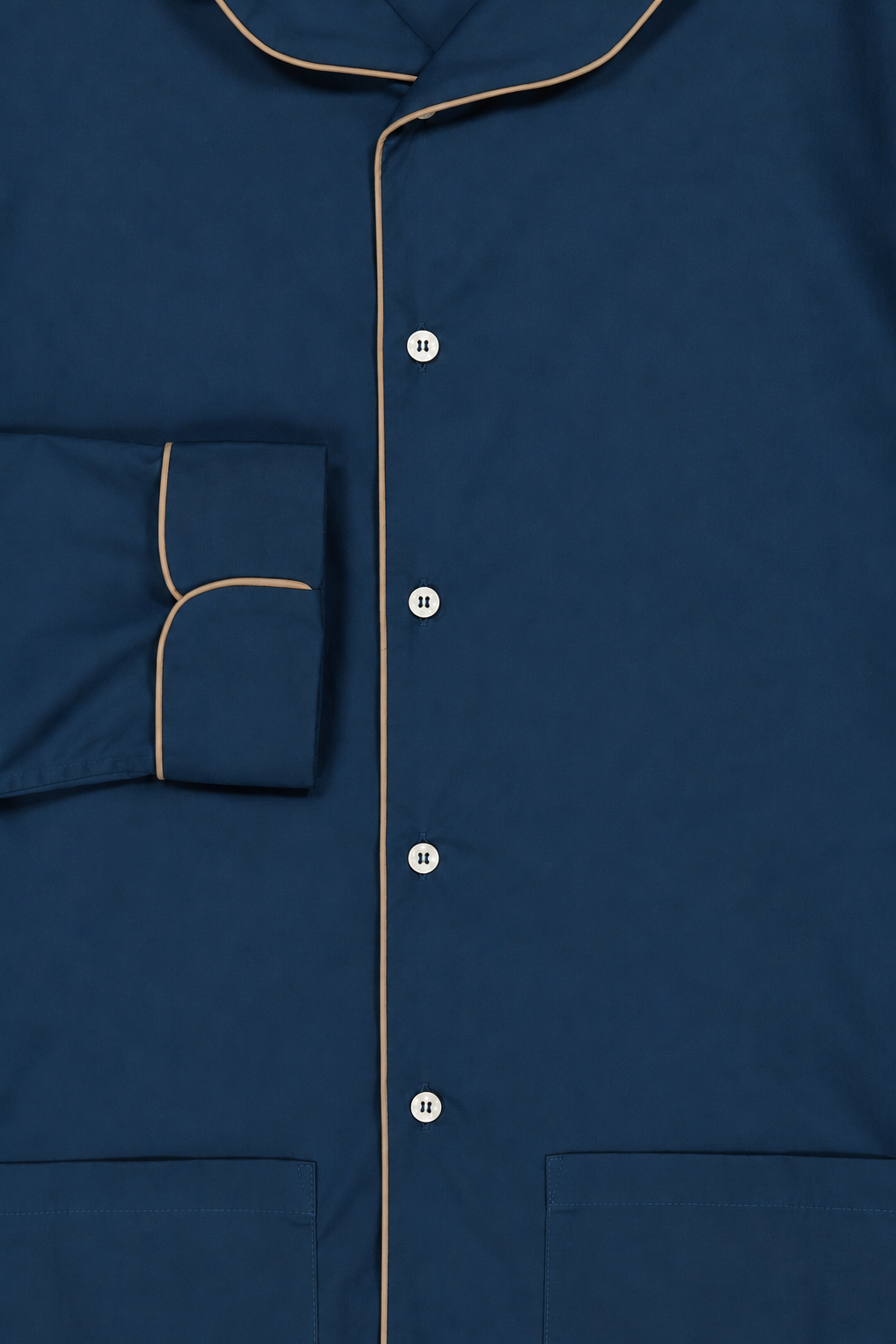 Le Waldorf en popeline de coton bleu vert