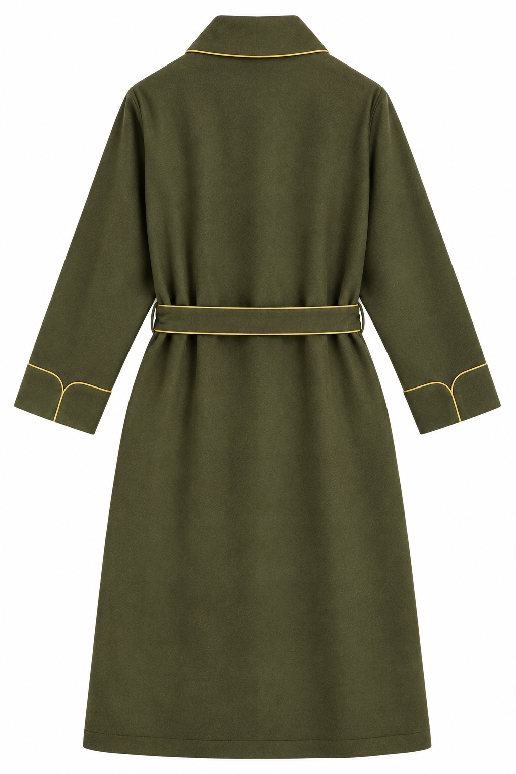 The Brandy in khaki wool and cashmere