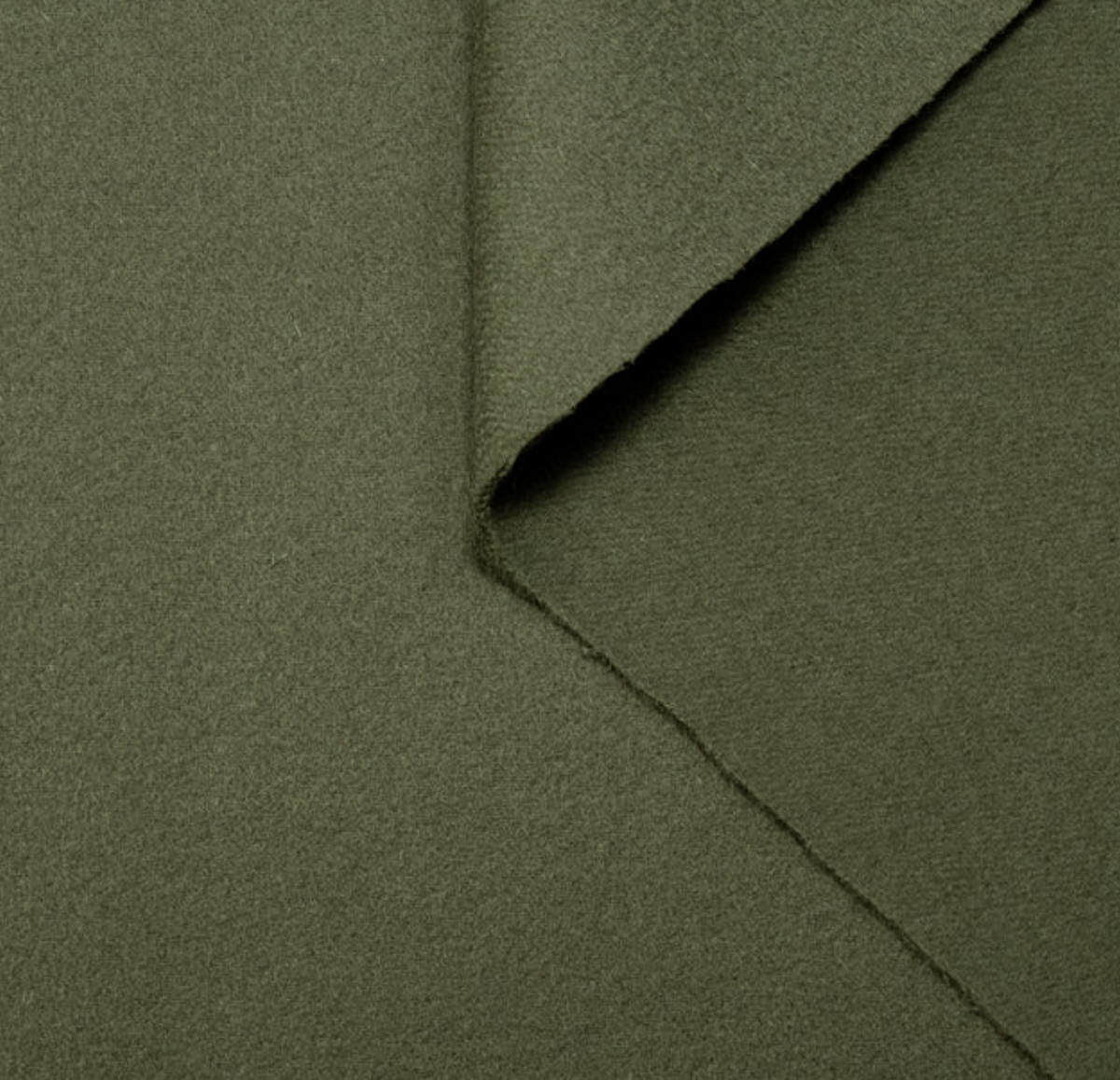The Brandy in khaki wool and cashmere