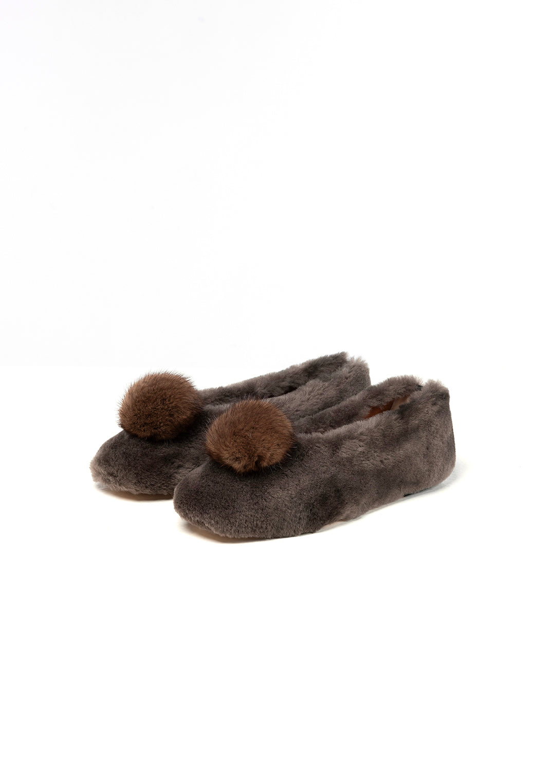 The Slippers in shearling and mink