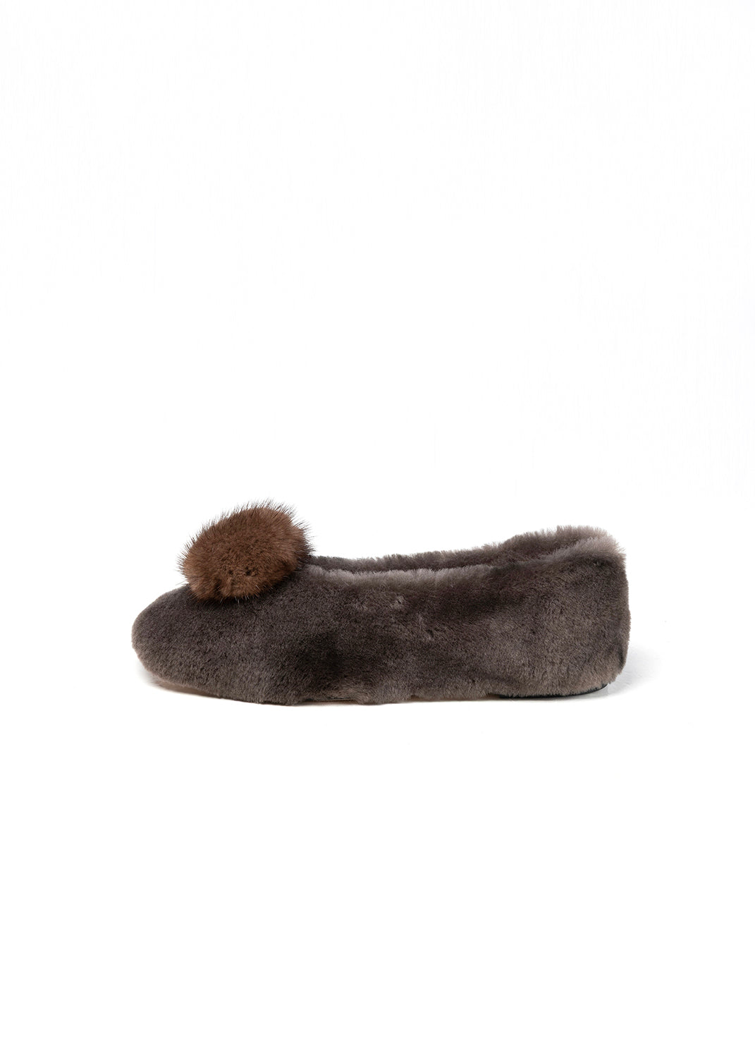 The Slippers in shearling and mink