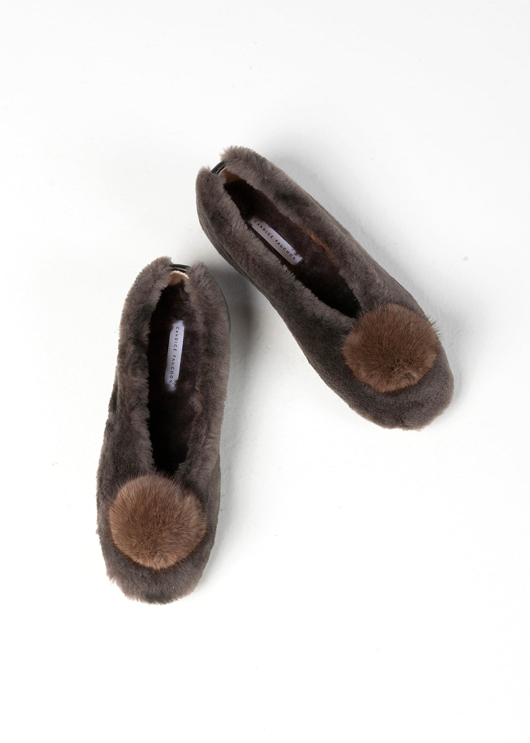 The Slippers in shearling and mink