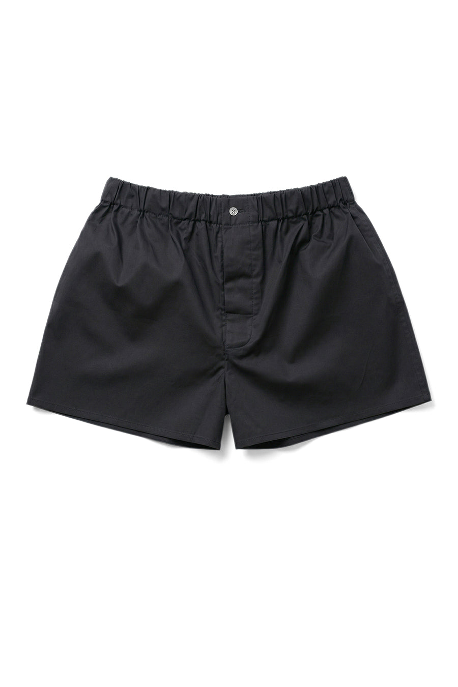 The Marcel in black cotton poplin