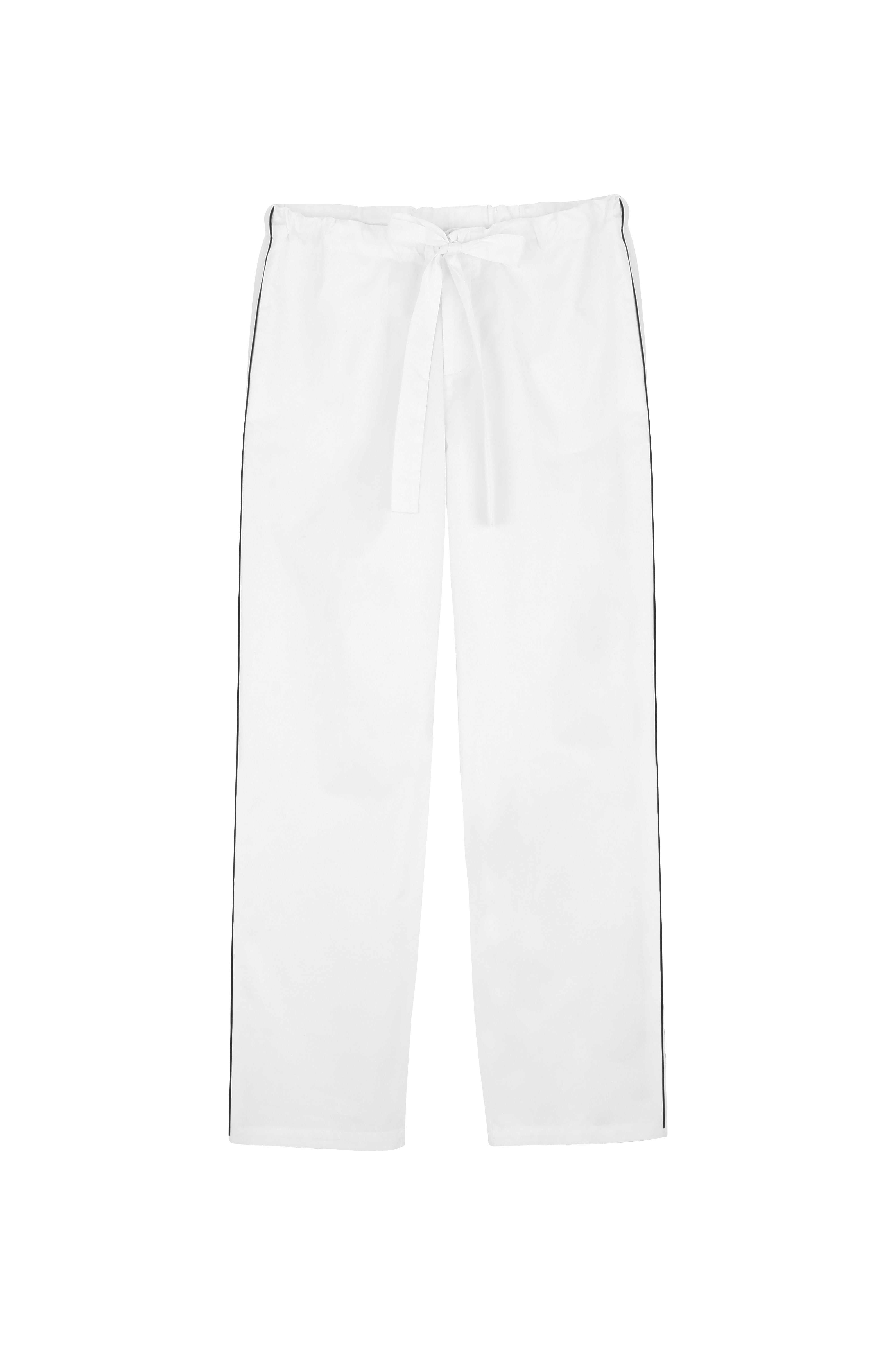 The Waldorf in white cotton broadcloth