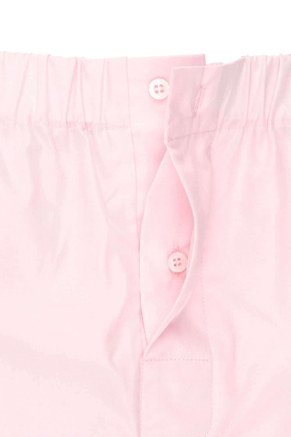 The Marcel in pink cotton broadcloth