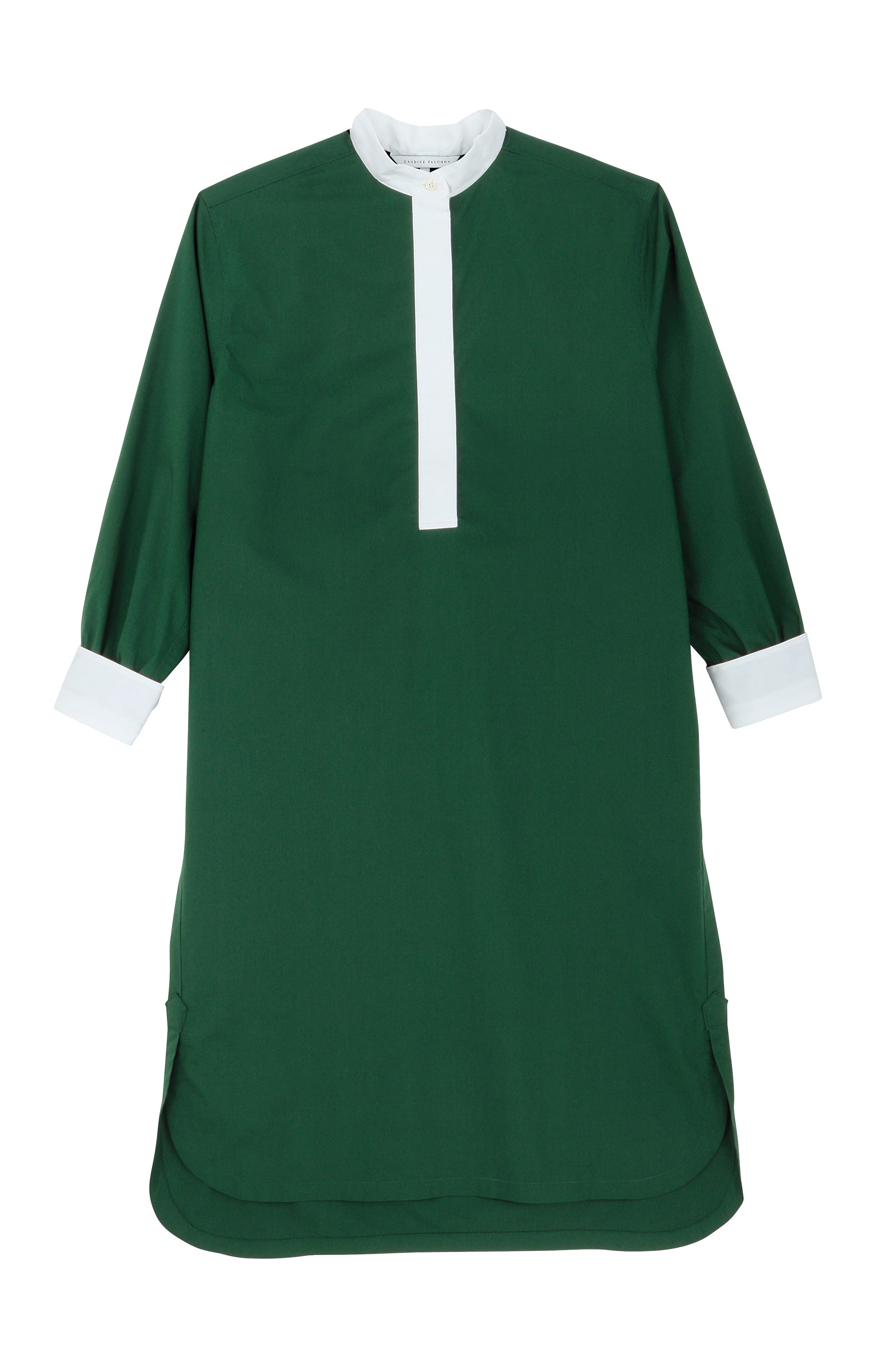 The Eddie in green cotton broadcloth 