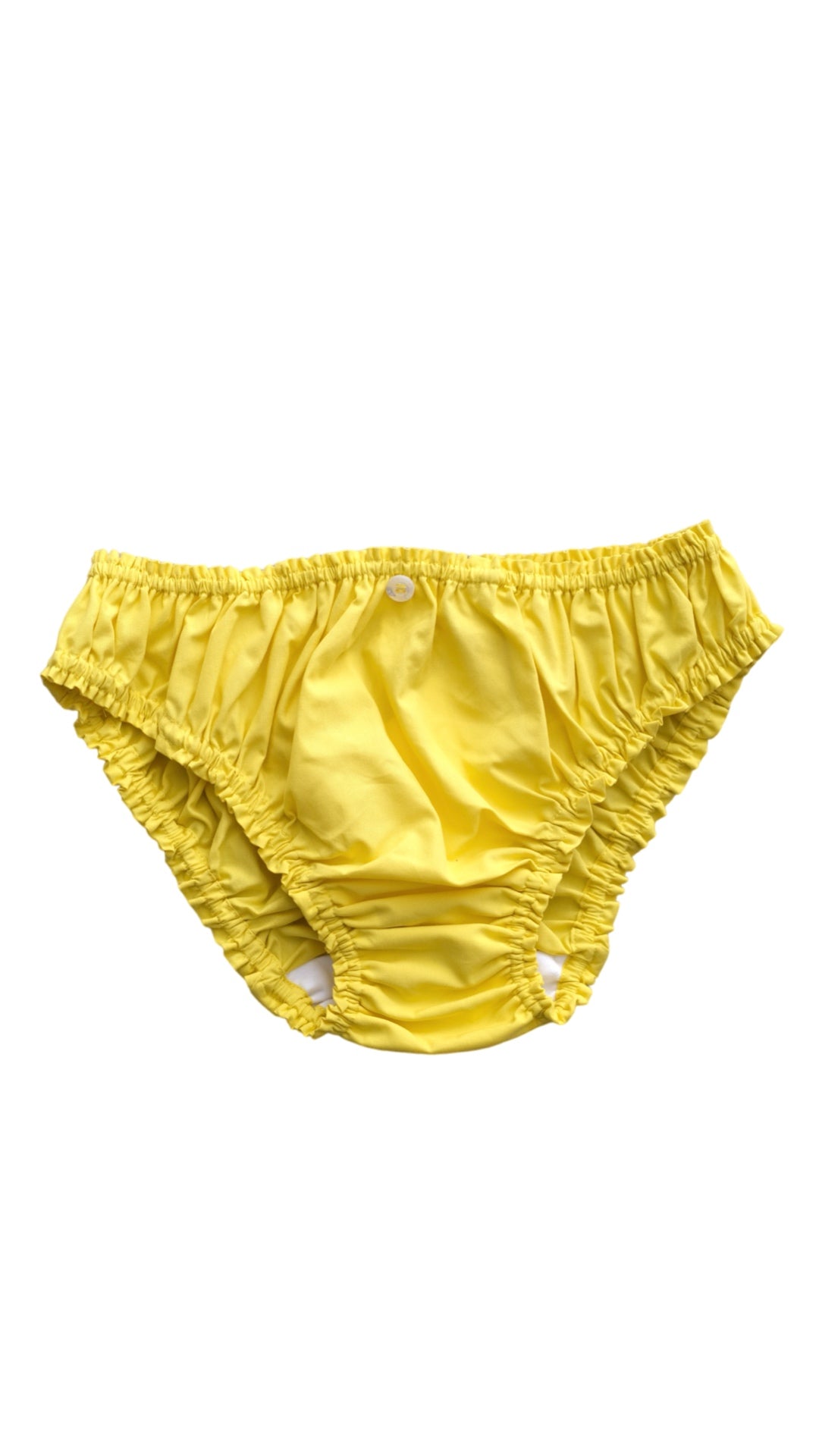 The Gina in yellow cotton broadcloth