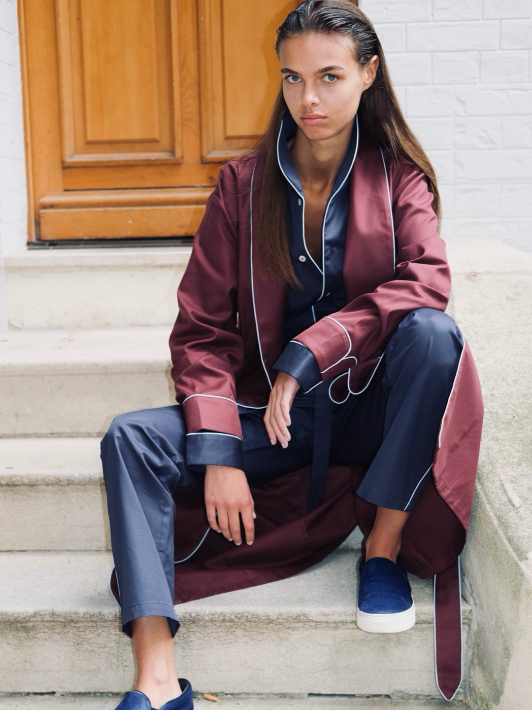 The Brandy in cotton gabardine
